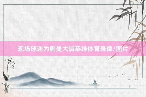 现场球迷为蒯曼大喊恭维体育录像/图片