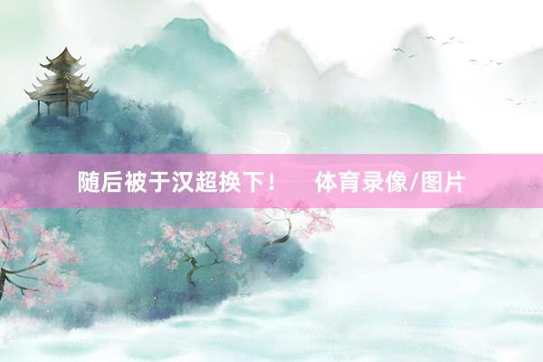 随后被于汉超换下！    体育录像/图片