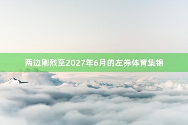 两边刚烈至2027年6月的左券体育集锦