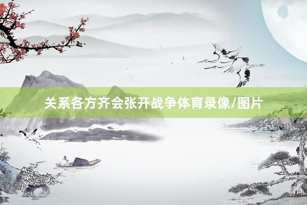 关系各方齐会张开战争体育录像/图片