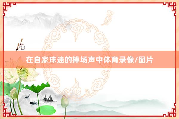在自家球迷的捧场声中体育录像/图片