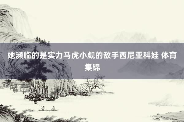 她濒临的是实力马虎小觑的敌手西尼亚科娃 体育集锦