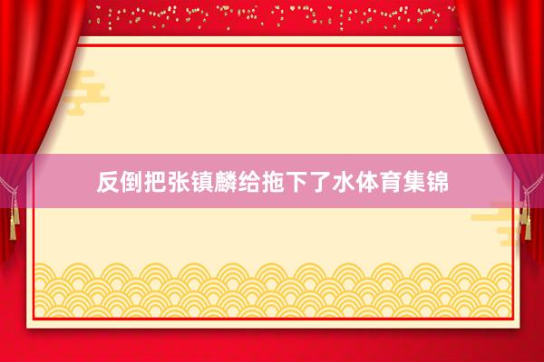 反倒把张镇麟给拖下了水体育集锦