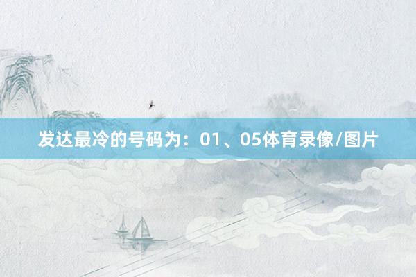 发达最冷的号码为：01、05体育录像/图片