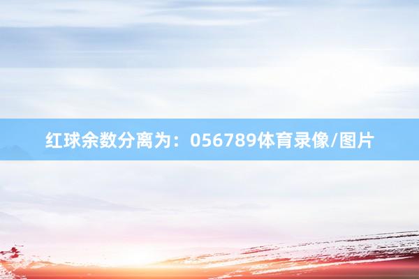 红球余数分离为：056789体育录像/图片